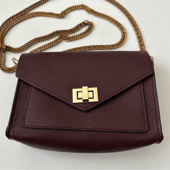 Women’s Faux Leather Turn Lock Crossbody - Picture 4 of 16